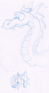 dragon sketch