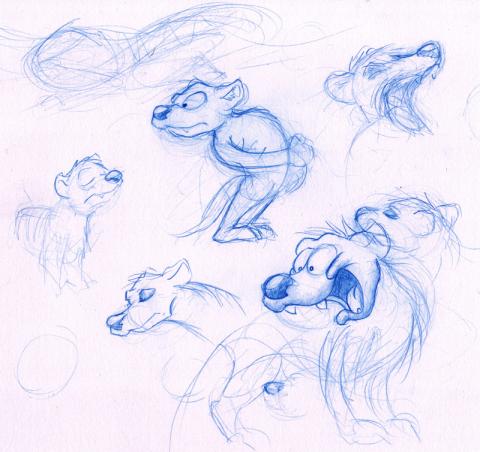 Thylacine Sketches