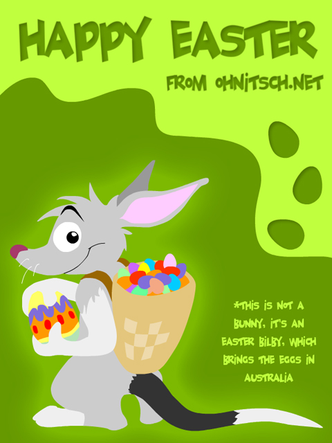 Happy Easter from the Easter Bilby