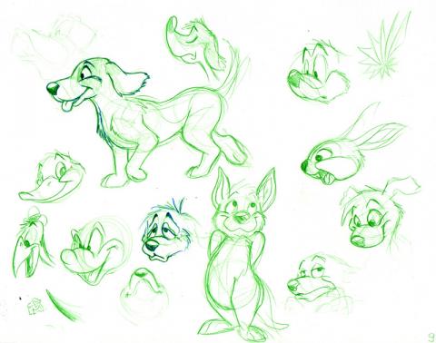 some Preston Blair Practice drawings