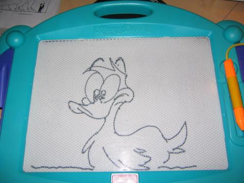 Magna doodle cartoon duck