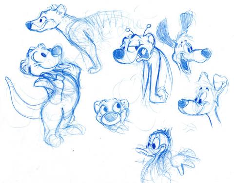 Various cartoon Sketches