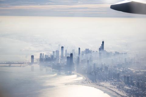 Chicago from plane