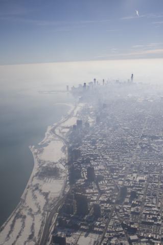 Chicago from plane