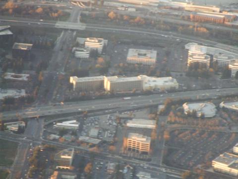 Aerial View of the Doubletree