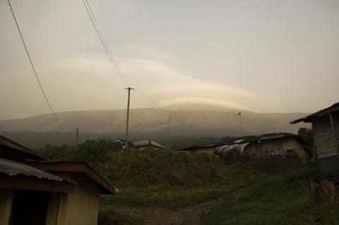 View to Mount Cameroon from Buea