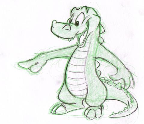 cartoon crocodile