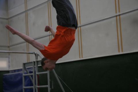 Me, doing a backflip