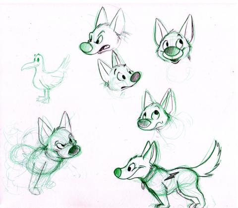 Bolt sketches