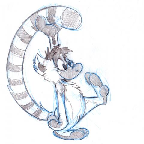 Kiki Lemur Sketch