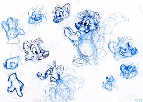 Page of Chuck Sketches