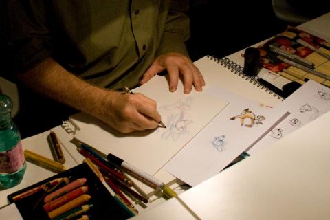 Ulrich SchrÃ¶der drawing karpour.