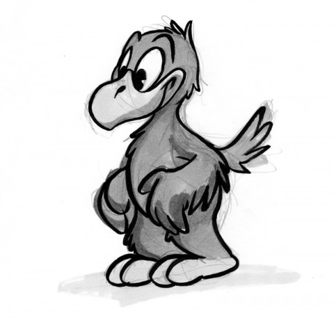 100502_eagle Cartoon eagle drawing