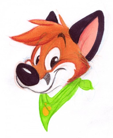 Fox drawing
