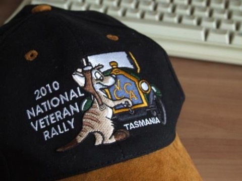 Tasman the tasmanian tiger cap