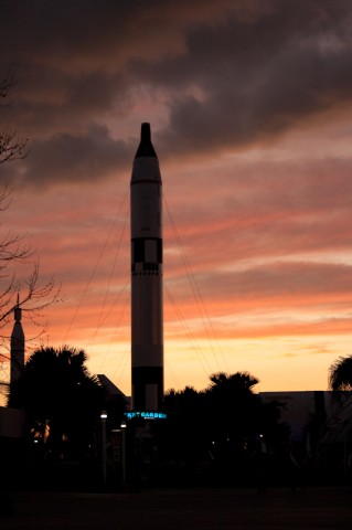 110310_7906 Sunset rocket