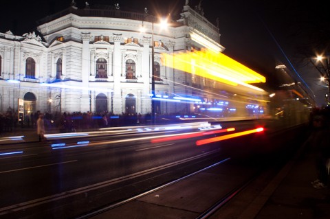 State Opera in Vienna during New Year's eve