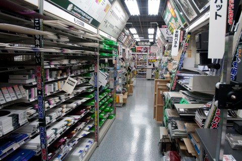 The analog photography section in Yodobashi Camera.