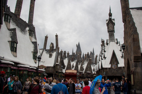 The Harry Potter Part was very well themed.
