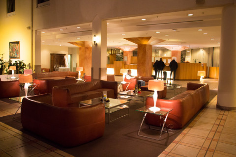 The Estrel reception area