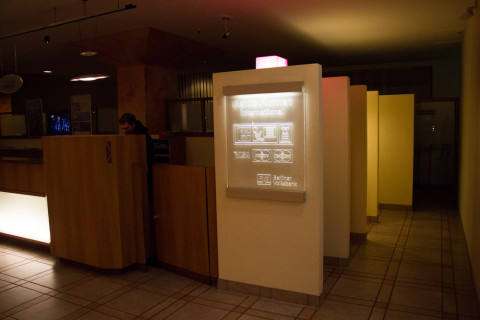 An ATM in the Estrel hotel.