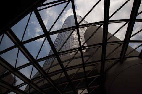 A view of the Westin from the lobby.