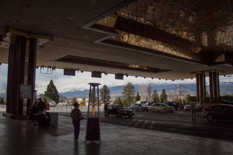 The entrance of the Grand Sierra Resort.