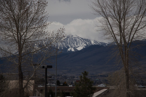 Pretty snowy mountains.