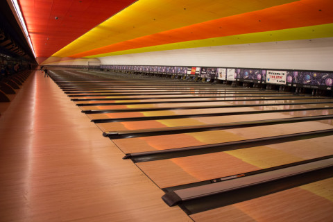50 lanes of bowling alley!
