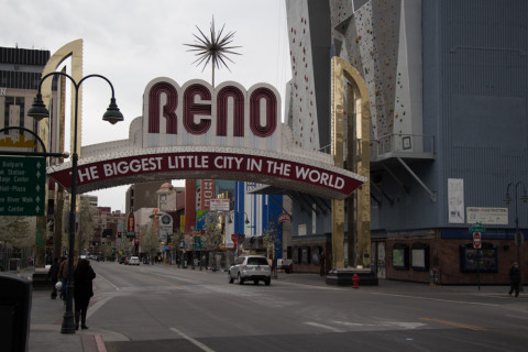 Downtown Reno.