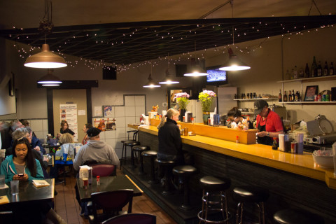 A pretty authentic ramen shop.