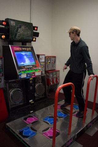 I got to play some DDR!