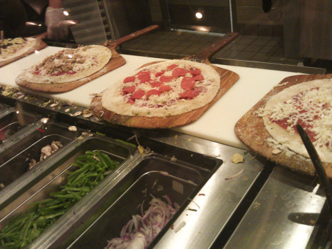 Tasty Pizza in the making.