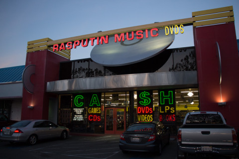 The legendary Rasputin Music store!