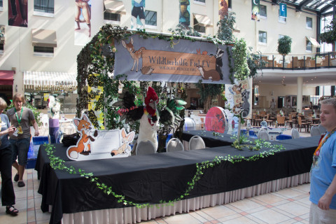 Charity booth done!