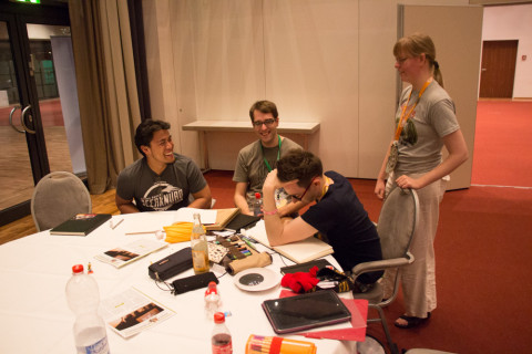 Artist lounge.